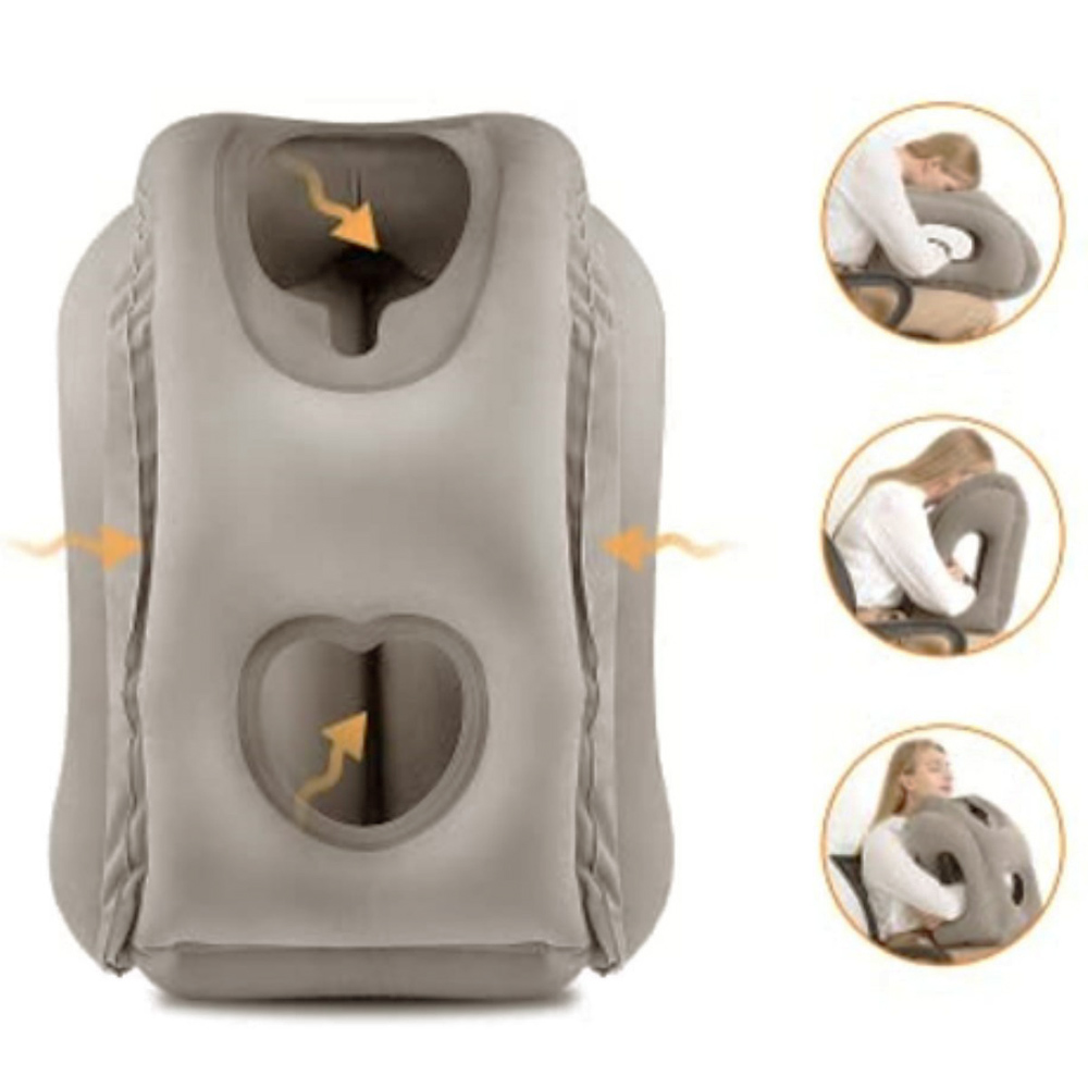 Travel Accessories Long Haul - Bantal Perjalanan Tiup, Aksesoris Perjalanan Dengan