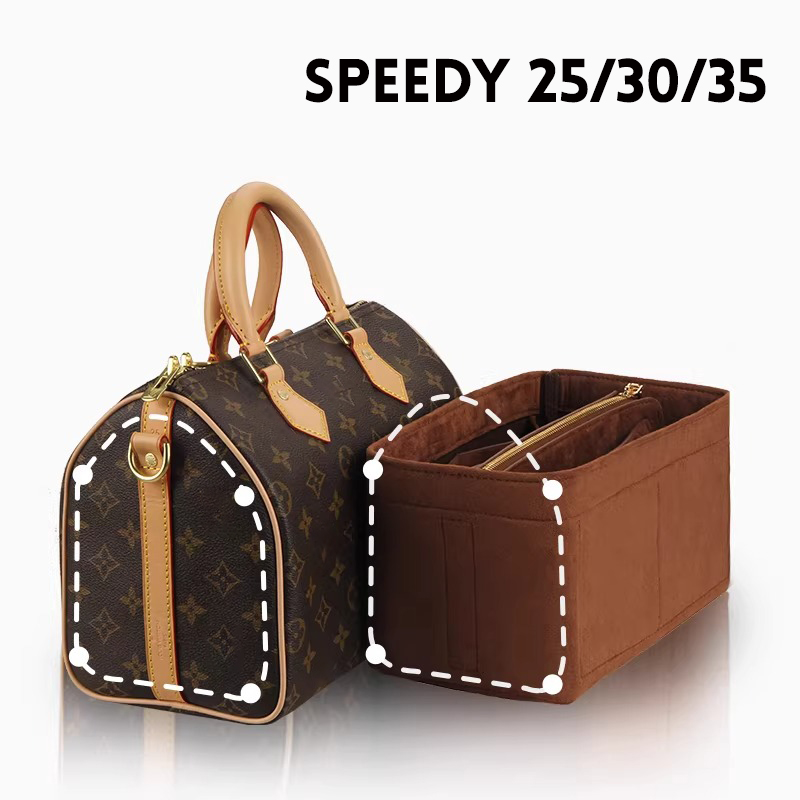 Travel Accessories Lv - Organizer Tas Felt Insert untuk LV