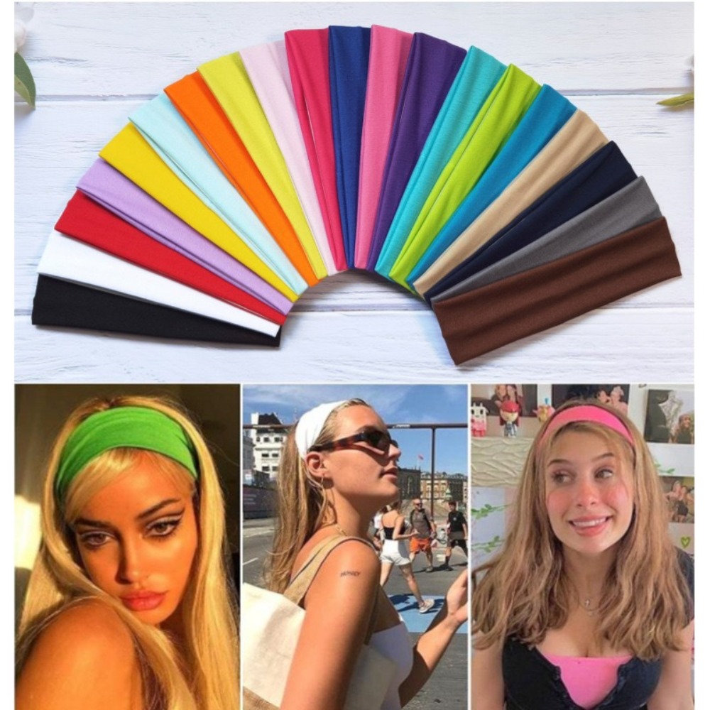 Travel Yoga Accessories - Ikat Kepala Pria Wanita Nyaman, Menyerap