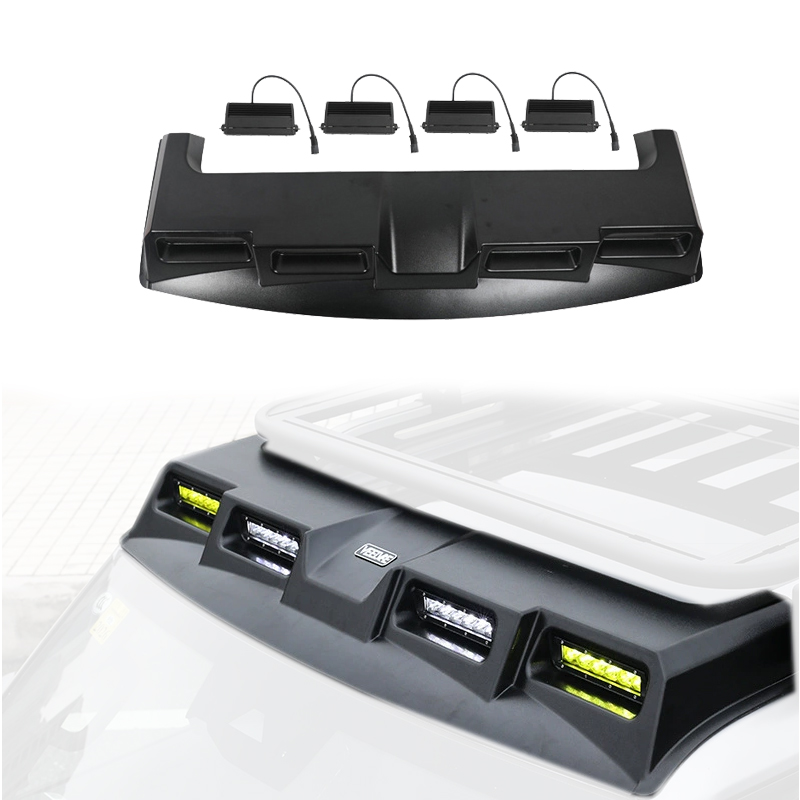 Travel Accessories For Car - Spoiler Atap Mobil dengan Empat Lampu