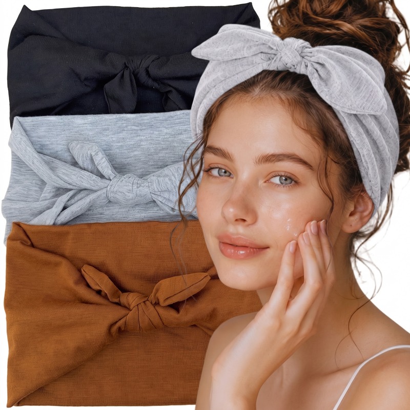 Travel Yoga Accessories - Ikat Kepala Pita Lebar Elastis untuk