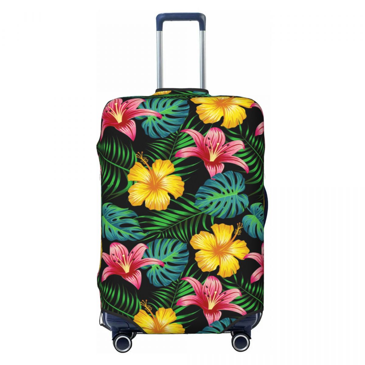 Travel Accessories Hawaii - Penutup Bagasi Perjalanan Daun Bunga Tropis