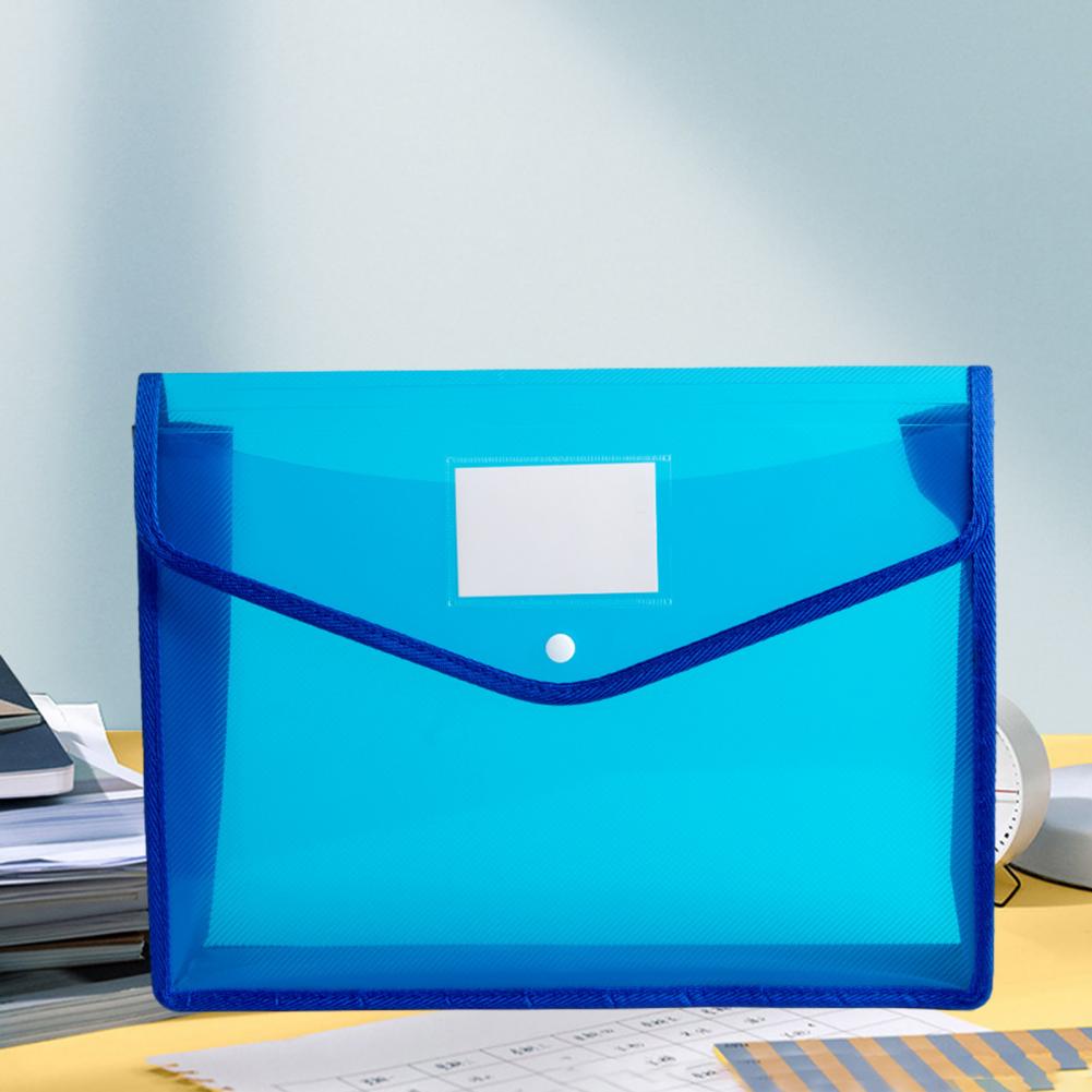 Document Organizer Folder - Folder Plastik A4/B5 Tahan Air Transparan