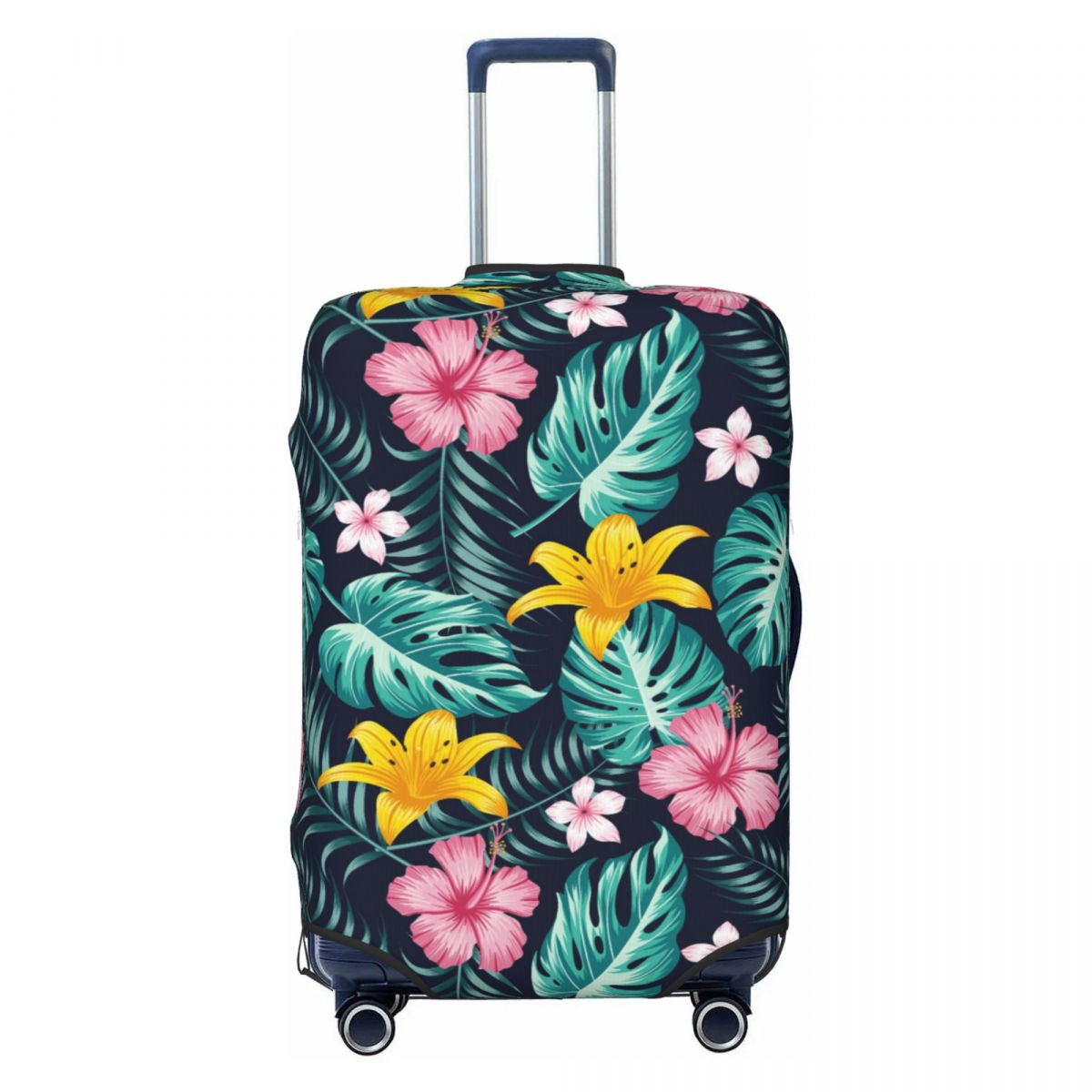 Travel Accessories Hawaii - Penutup Bagasi Perjalanan Daun Bunga Tropis