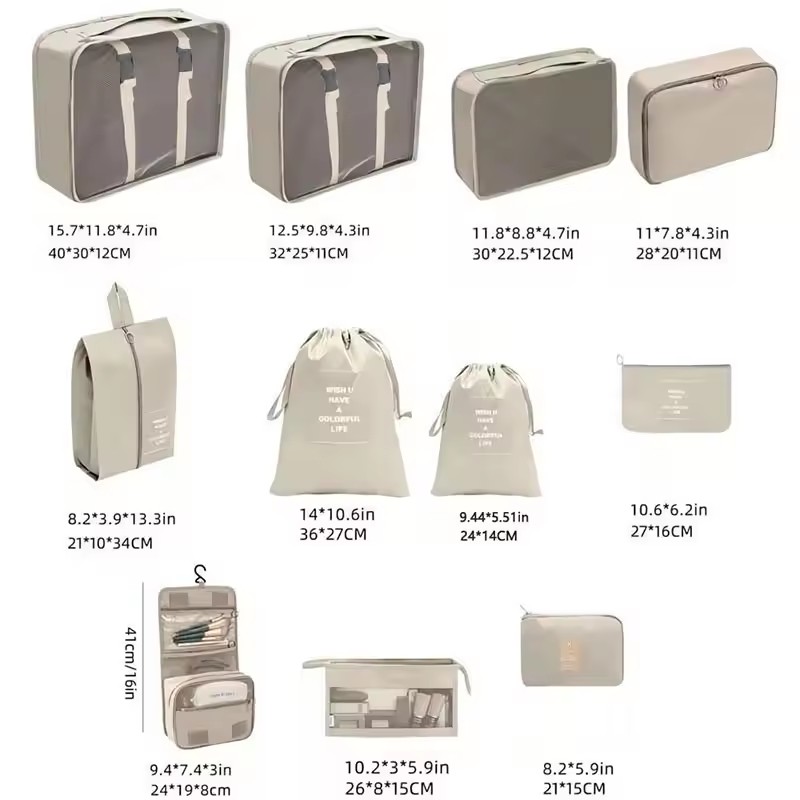 Set Tas Penyimpanan Perjalanan - Travel Accessories Packing Cubes ulasan dan harga
