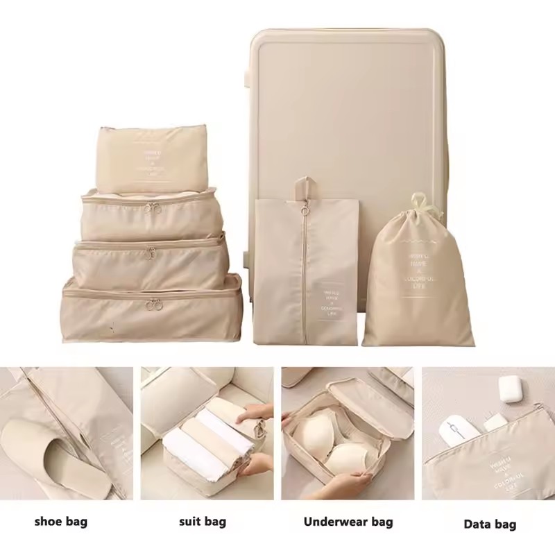Set Tas Penyimpanan Perjalanan - Travel Accessories Packing Cubes ulasan dan harga