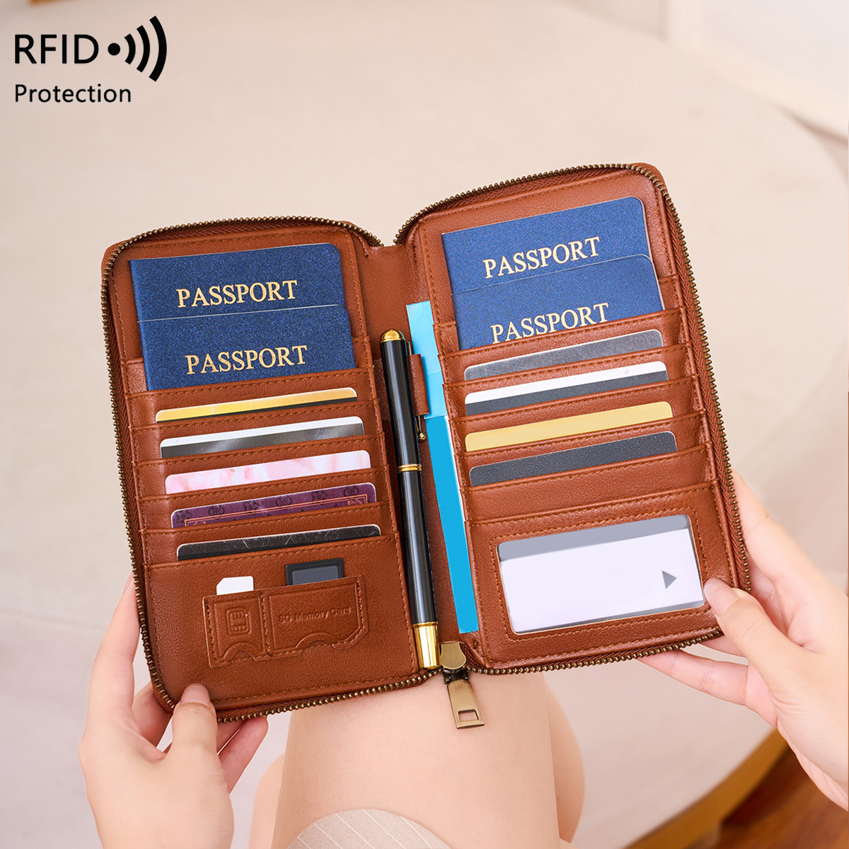 Dompet Paspor Anti RFID Desain - Passport Holder Rfid ulasan dan harga