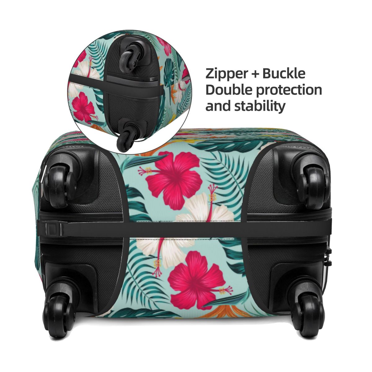 Penutup Koper Daun Bunga Tropi - Travel Accessories Hawaii ulasan dan harga