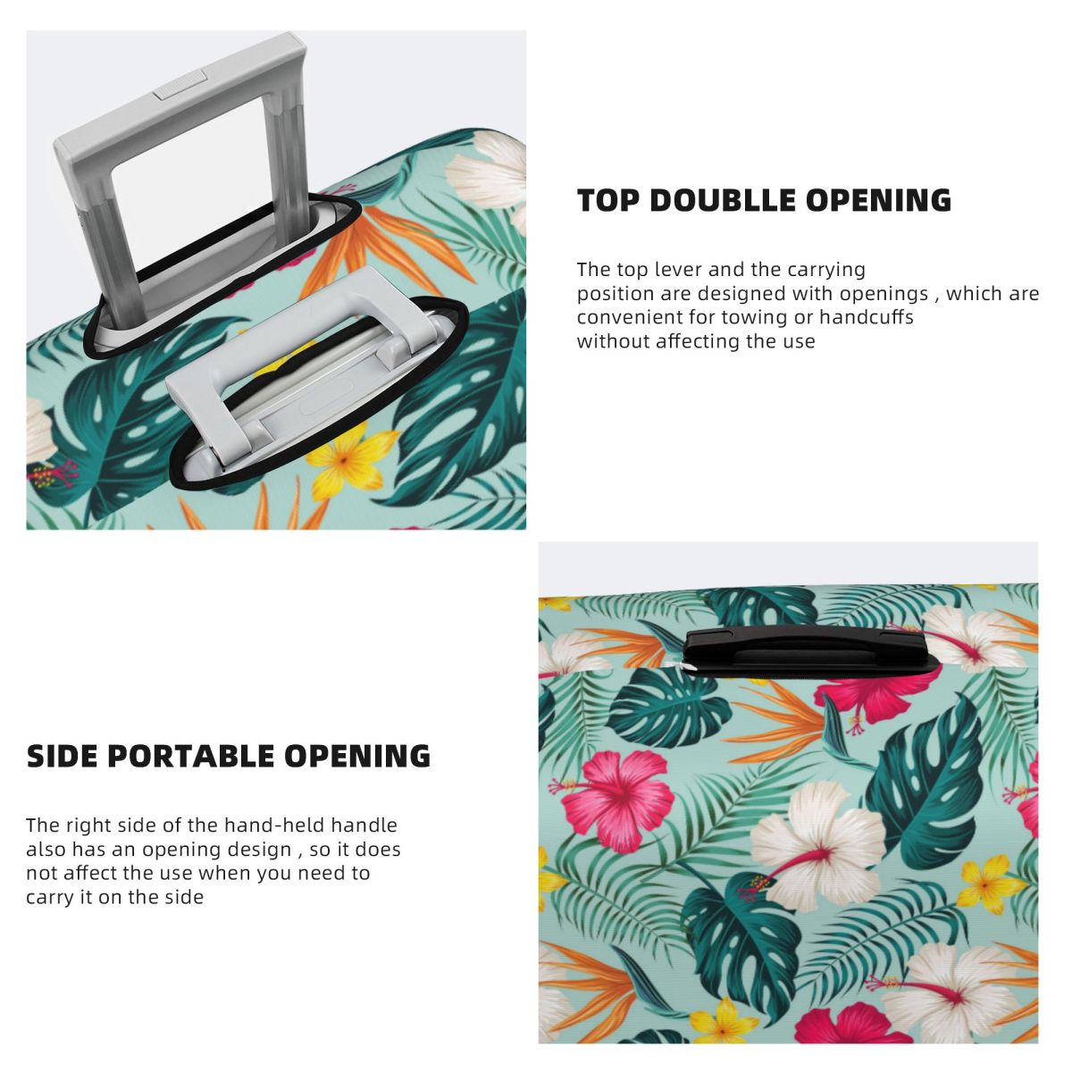 Penutup Koper Daun Bunga Tropi - Travel Accessories Hawaii ulasan dan harga