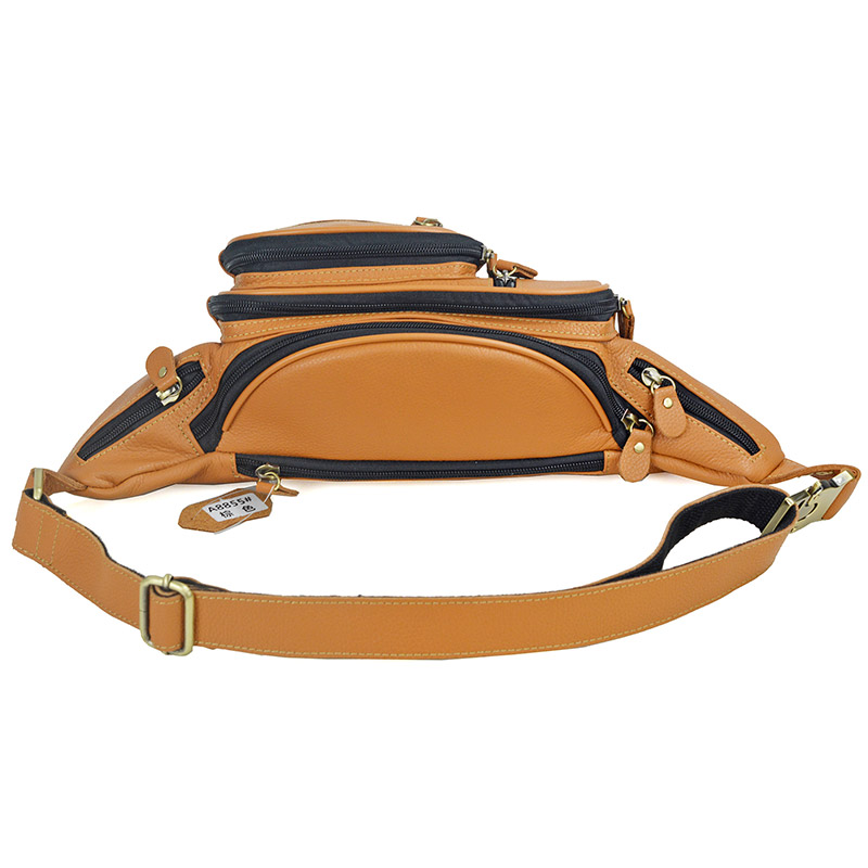 Tas pinggang kulit asli pria,  - Travel Accessories Men ulasan dan harga