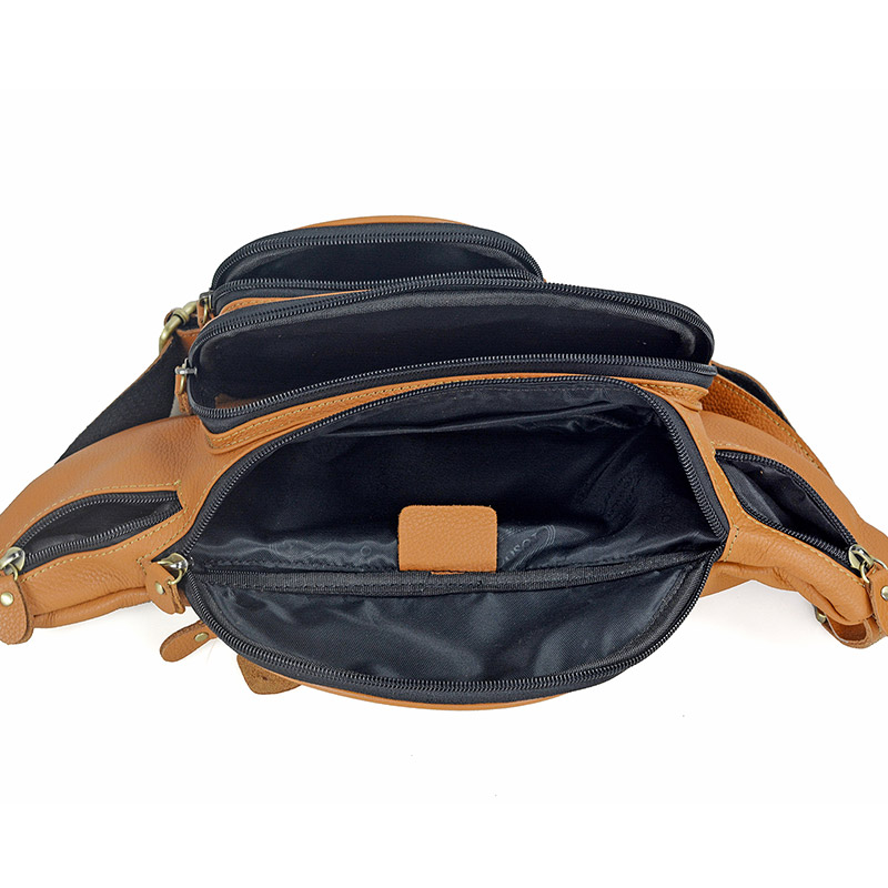 Tas pinggang kulit asli pria,  - Travel Accessories Men ulasan dan harga