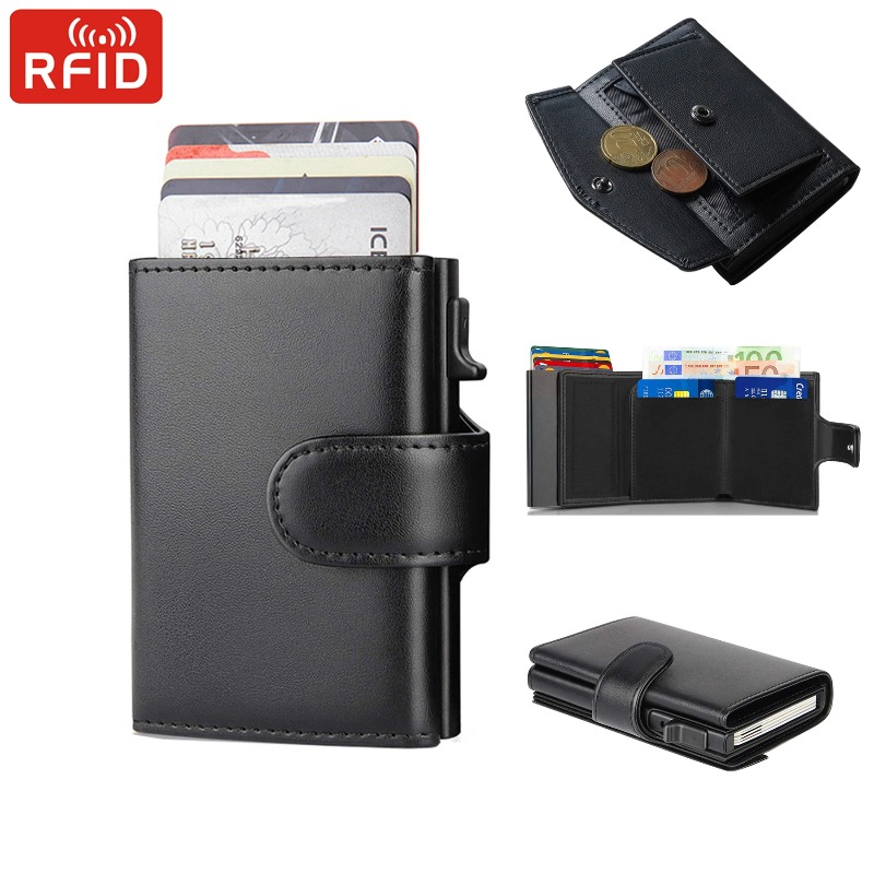 Dompet Kartu Bisnis Logam Anti - Passport Holder Rfid ulasan dan harga
