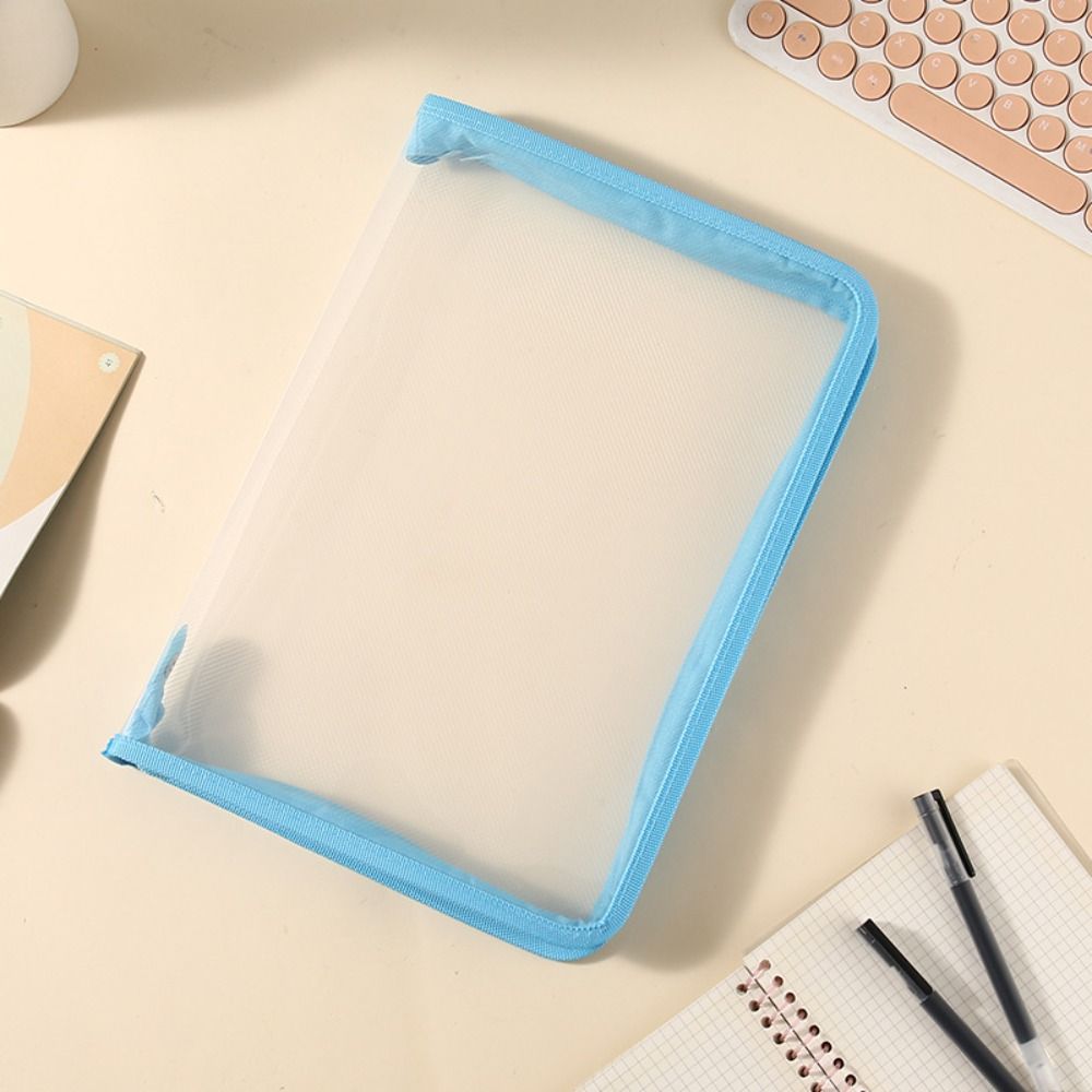 Kantong Ritsleting Transparan  - Document Organizer Folder ulasan dan harga