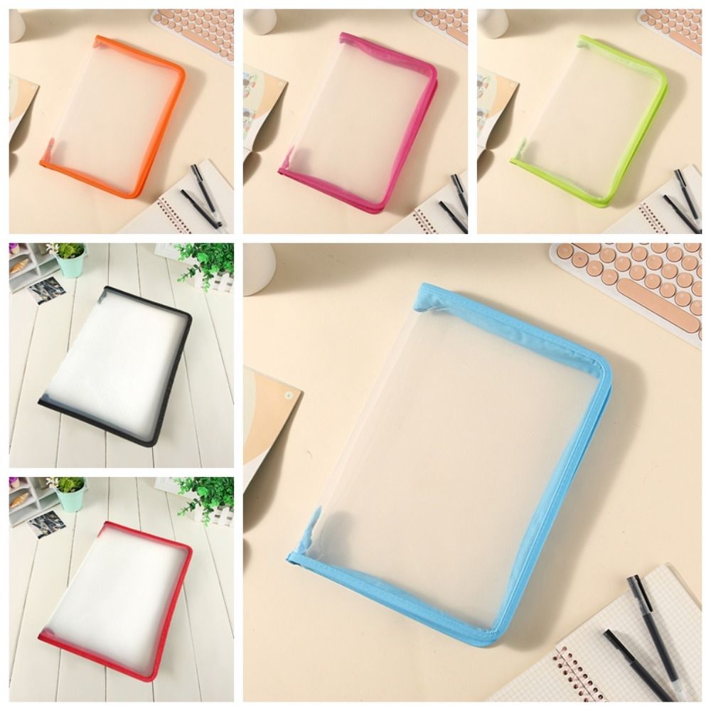 Kantong Ritsleting Transparan  - Document Organizer Folder ulasan dan harga