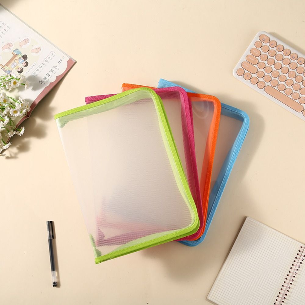 Kantong Ritsleting Transparan  - Document Organizer Folder ulasan dan harga
