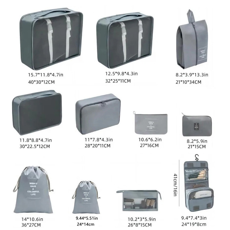 Tas penyimpanan Organizer perj - Travel Accessories Packing Cubes ulasan dan harga