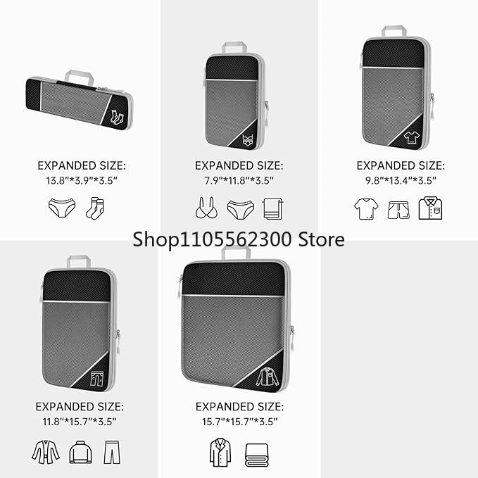Set Kubus Pengemas Kompresi Ta - Travel Accessories Packing Cubes ulasan dan harga