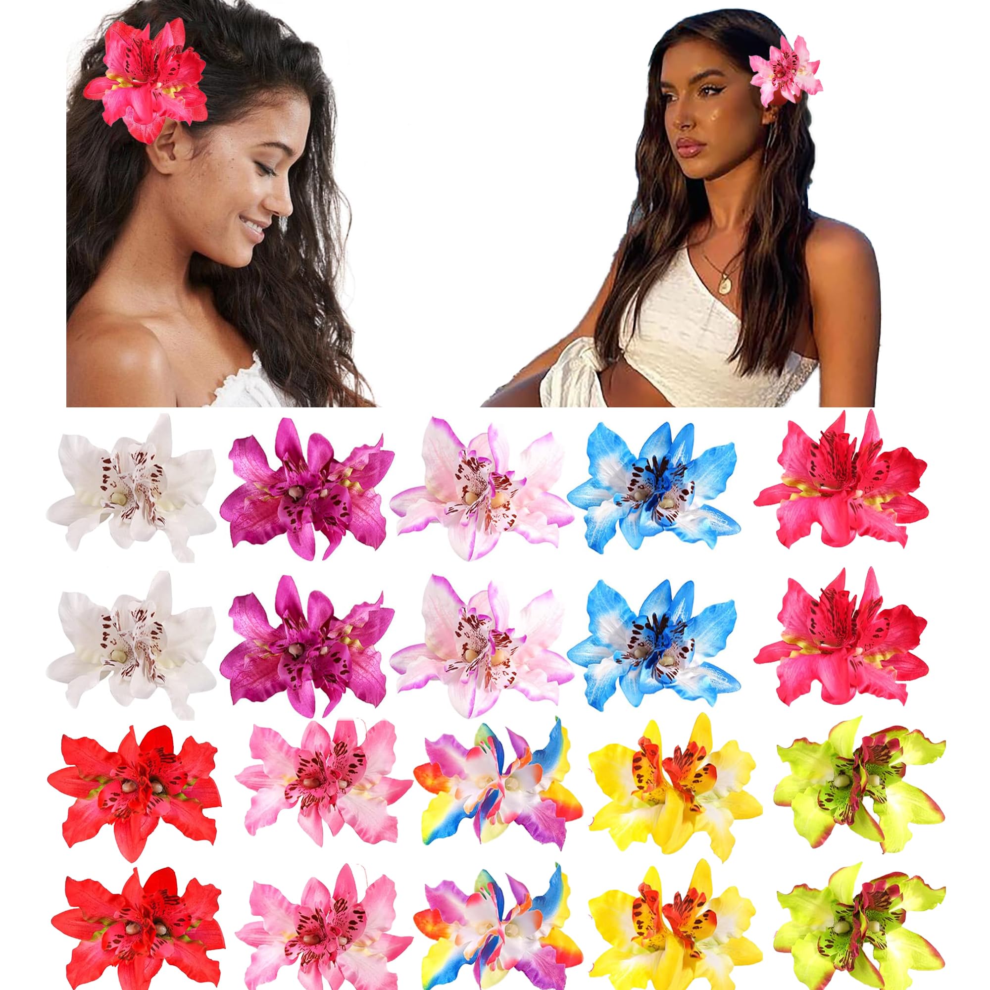 2 Buah Jepit Rambut Bunga Angg - Travel Accessories Hawaii ulasan dan harga