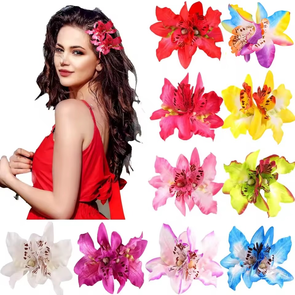 2 Buah Jepit Rambut Bunga Angg - Travel Accessories Hawaii ulasan dan harga