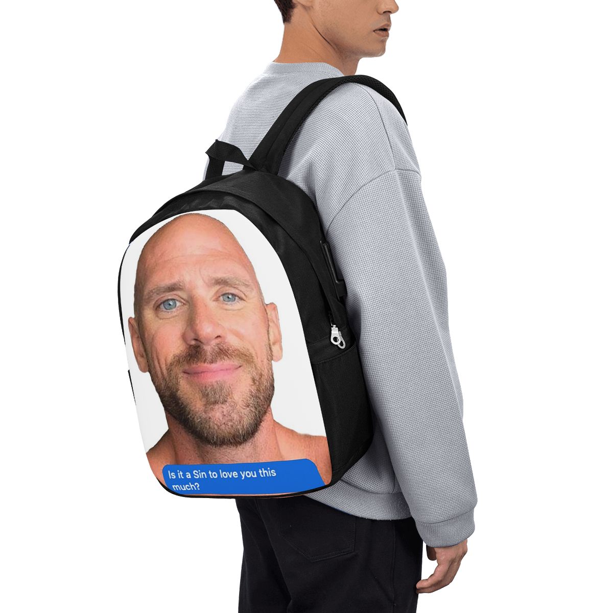 Johnny Sins Flirty Text Bubble - Travel Accessories Men ulasan dan harga