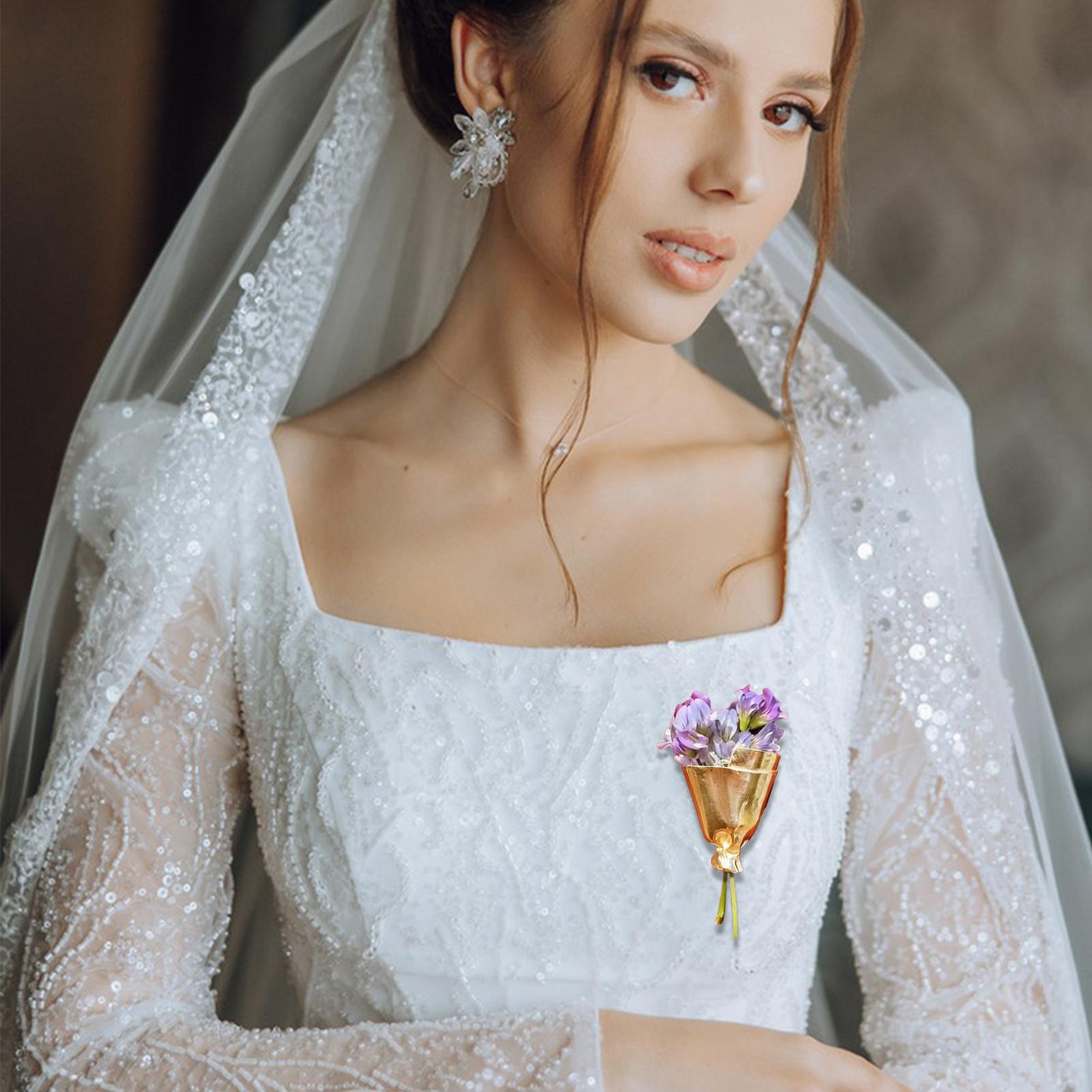 Bros Pin Buket Bunga Wanita, K - Travel Accessories India ulasan dan harga