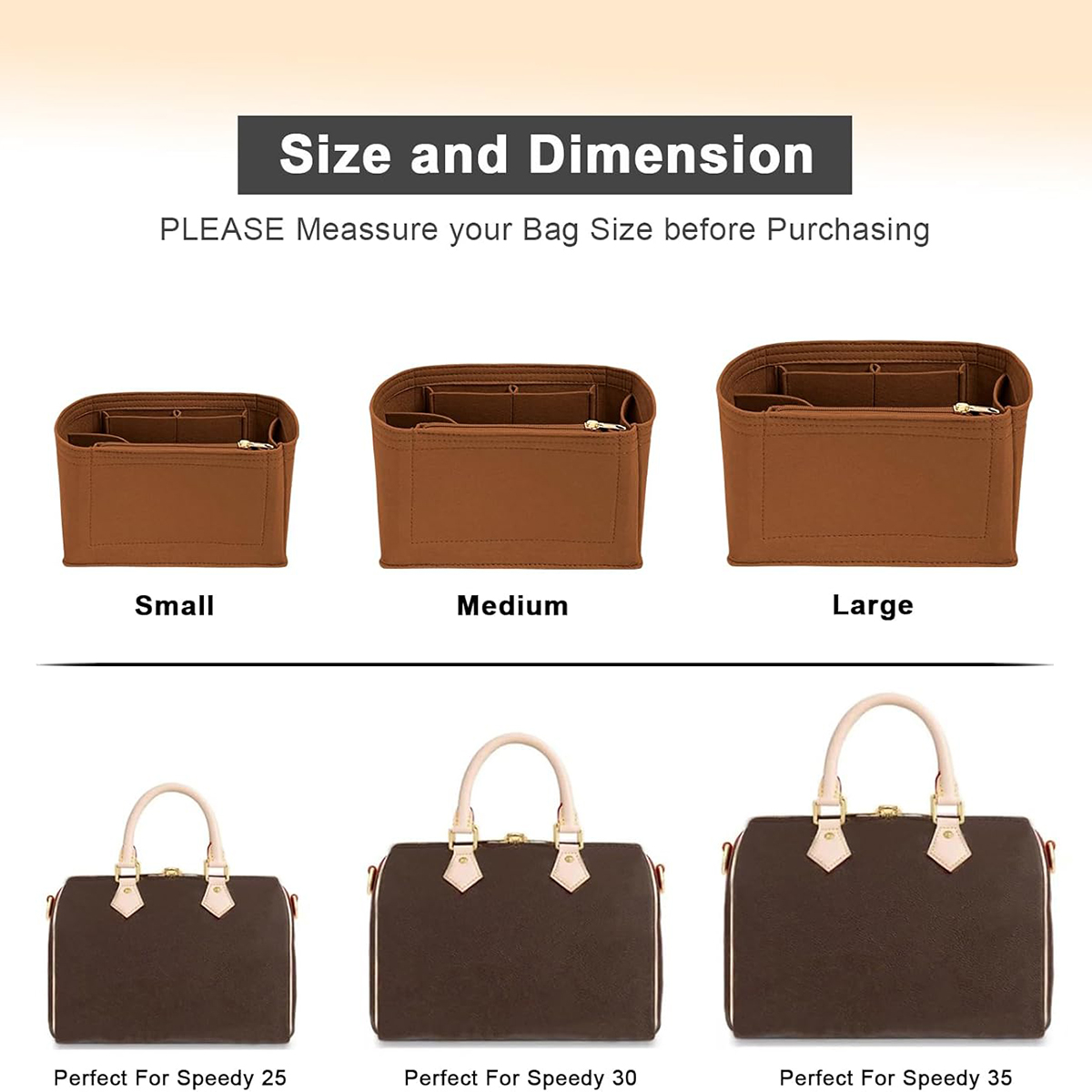 Tas Organizer untuk LV Speedy  - Travel Accessories Lv ulasan dan harga