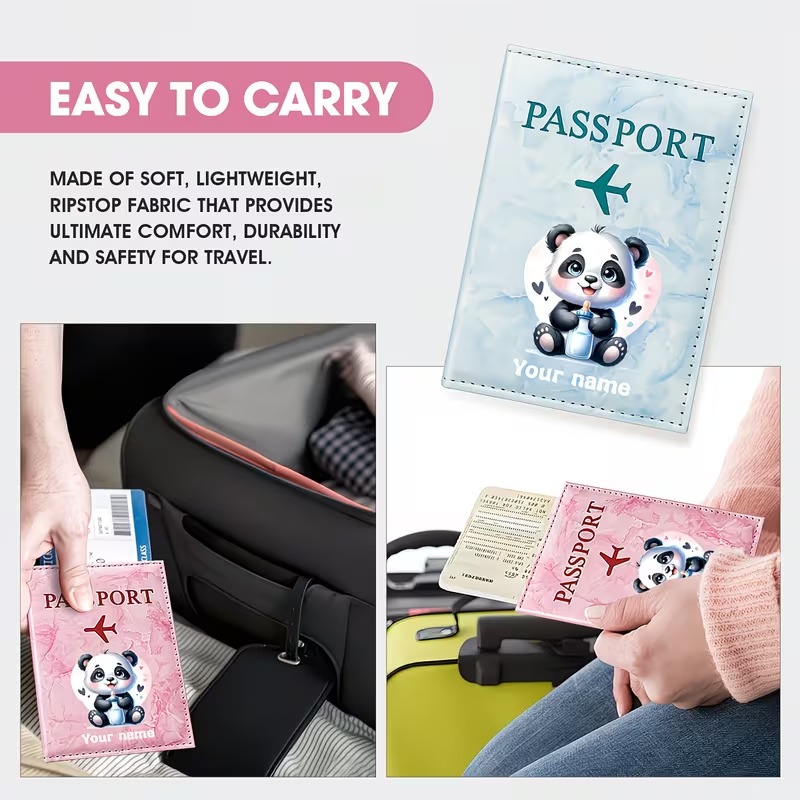 Tempat Paspor PU Desain Ilustr - Travel Accessories Present ulasan dan harga