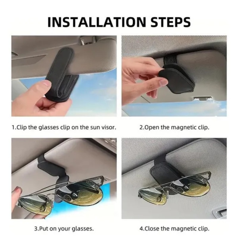 Penjepit Kacamata di Sun Visor - Travel Accessories For Car ulasan dan harga