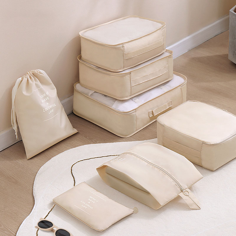 7 Buah Set Kubus Pengemas Perj - Travel Accessories Packing Cubes ulasan dan harga