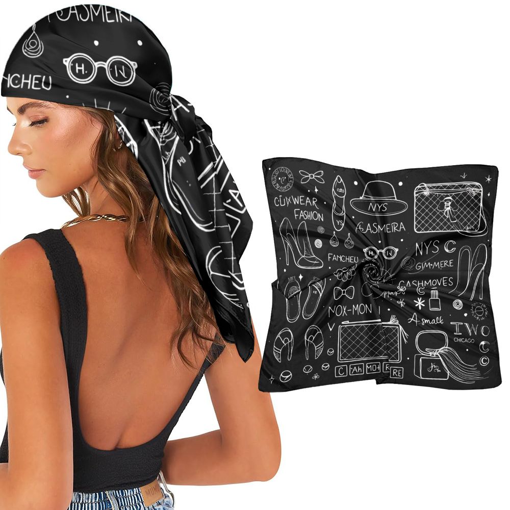 Selendang Sutra Motif Bunga Ma - Travel Accessories Present ulasan dan harga