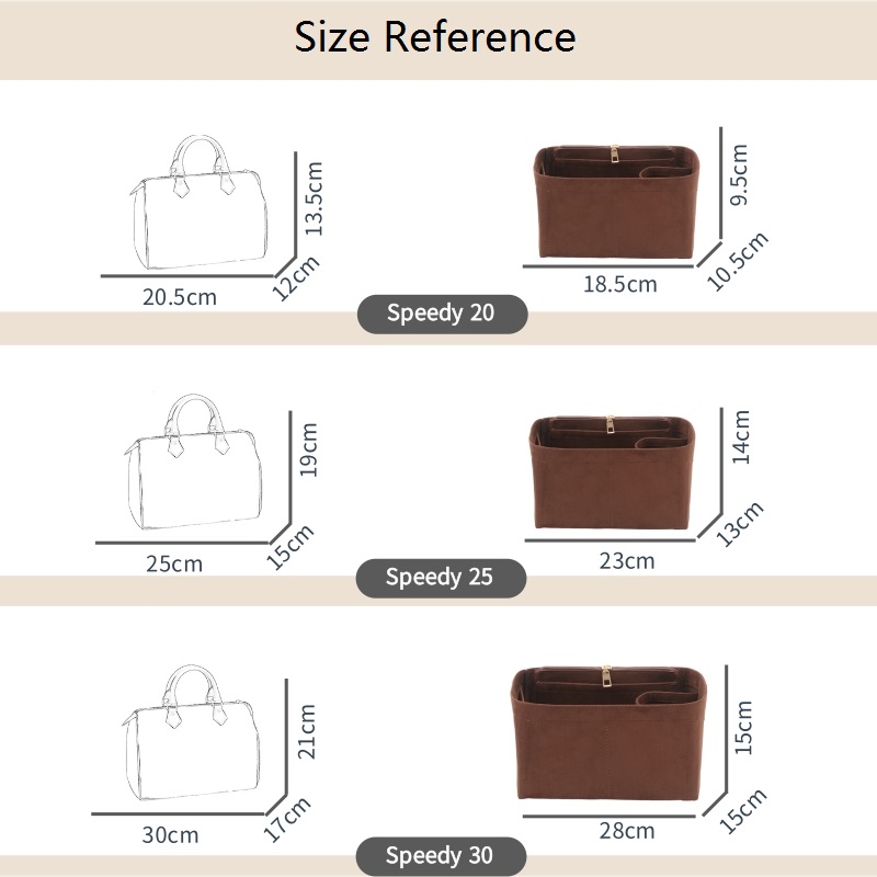 Organizer Tas Sisipan Beludru  - Travel Accessories Lv ulasan dan harga