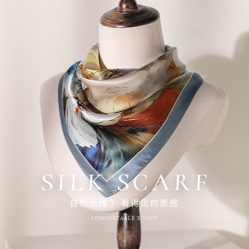 Syal Sutra Asli 100% Ikat Ramb - Travel Accessories Present ulasan dan harga