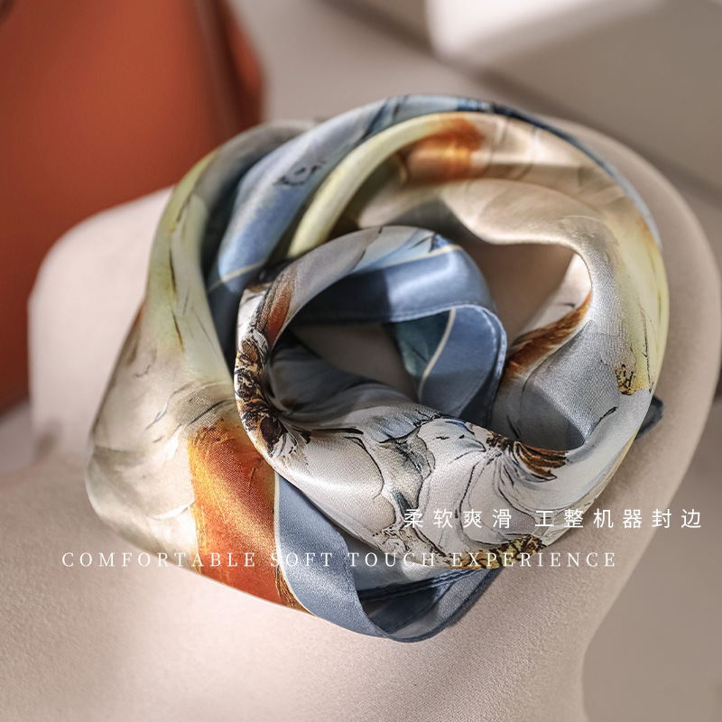 Syal Sutra Asli 100% Ikat Ramb - Travel Accessories Present ulasan dan harga