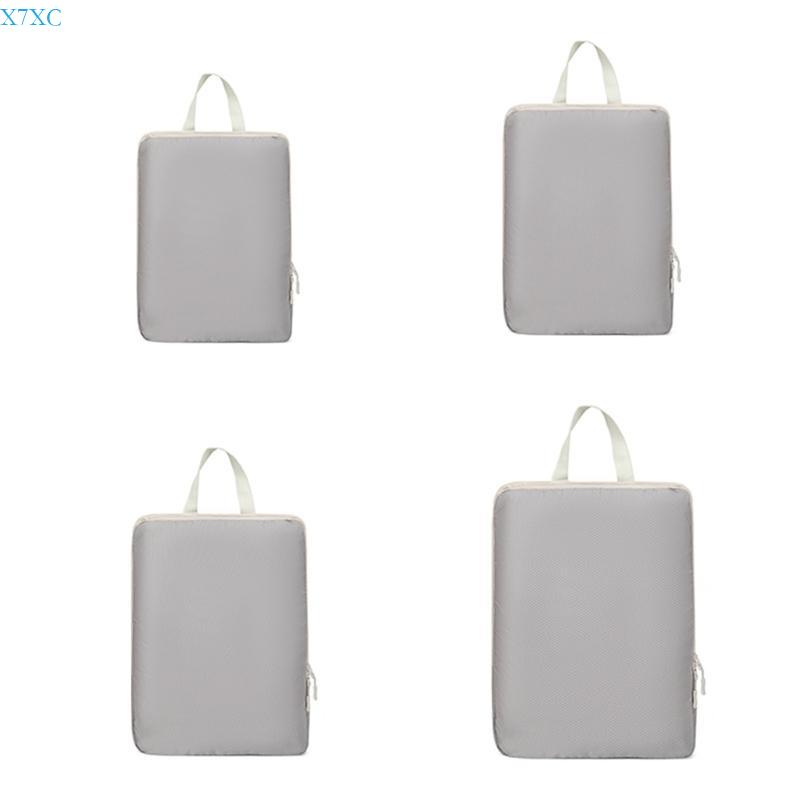 X7XC 4 Buah/Set Kubus Pengepak - Travel Accessories Packing Cubes ulasan dan harga
